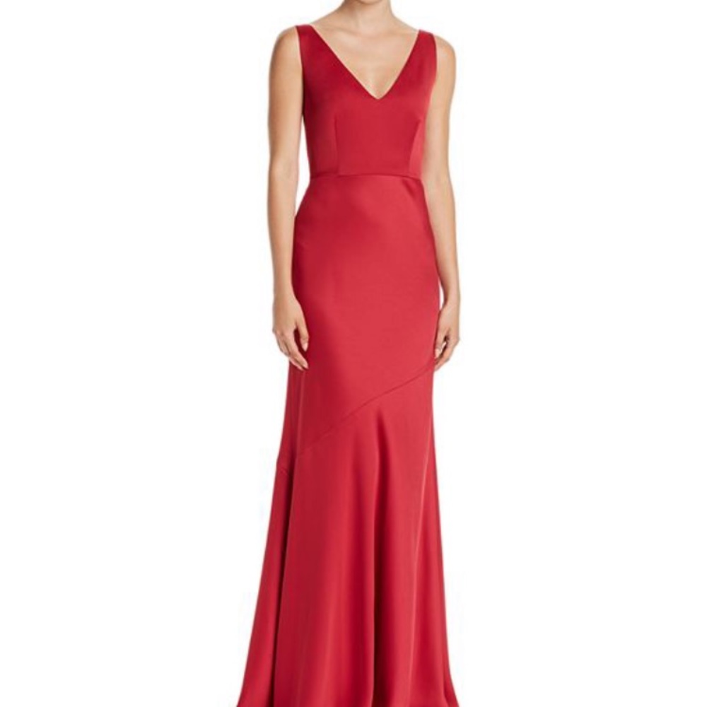 Rachel Zoe red formal gown